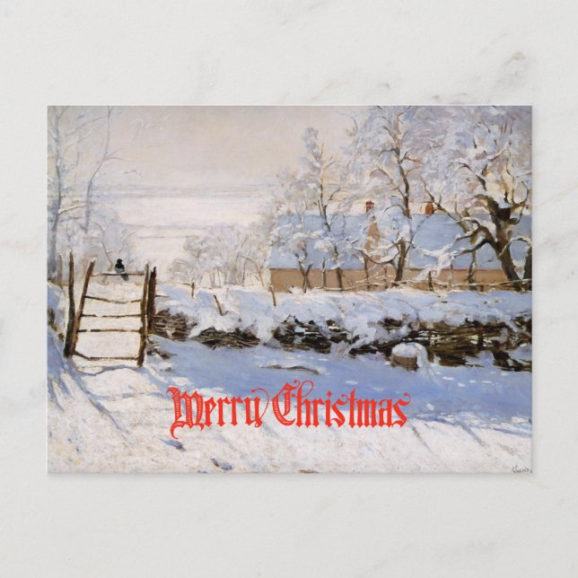 God Jul,    Vykort (Framsida)