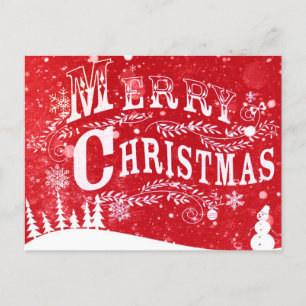God jul vykort