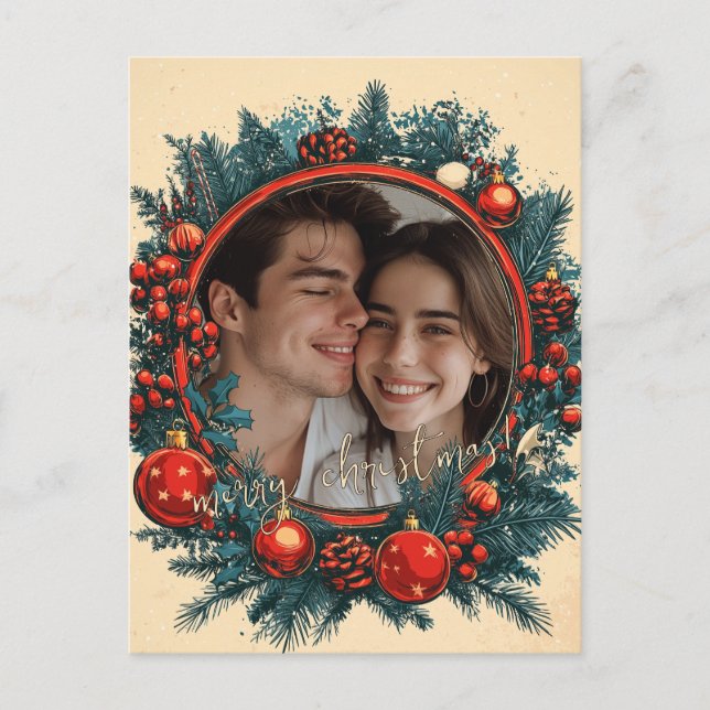 God jul vykort (Framsida)