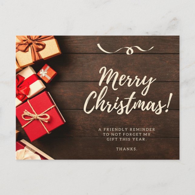 God jul vykort (Framsida)