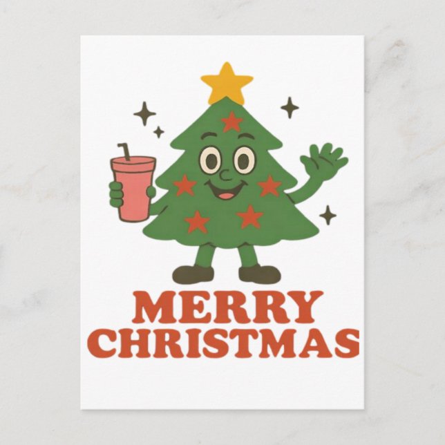 God Jul  Vykort (Framsida)