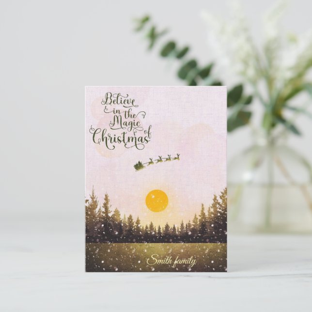 God jul vykort (Stående Fram)