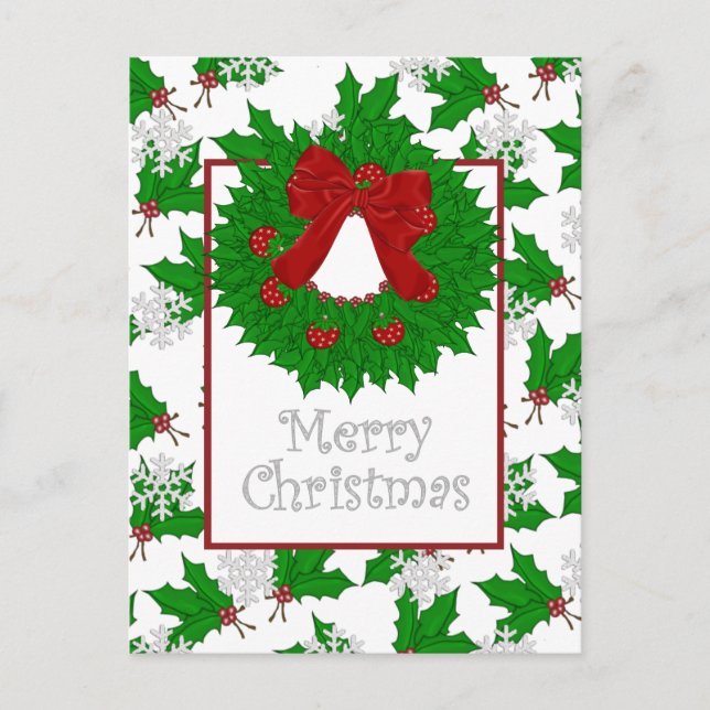 God jul vykort (Framsida)