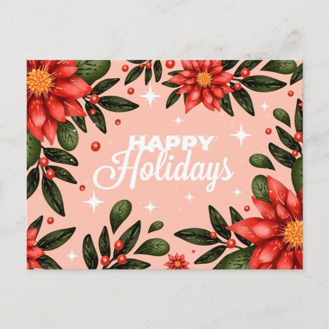 God jul vykort (Framsida)