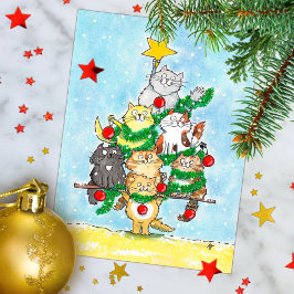 God jul vykort