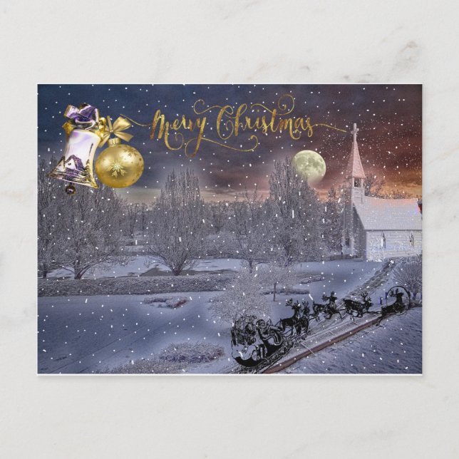 God jul vykort (Framsida)