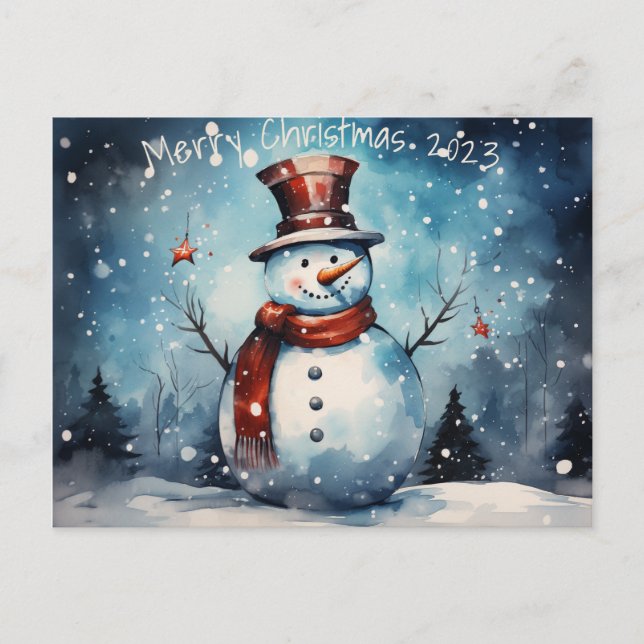 God jul vykort (Framsida)