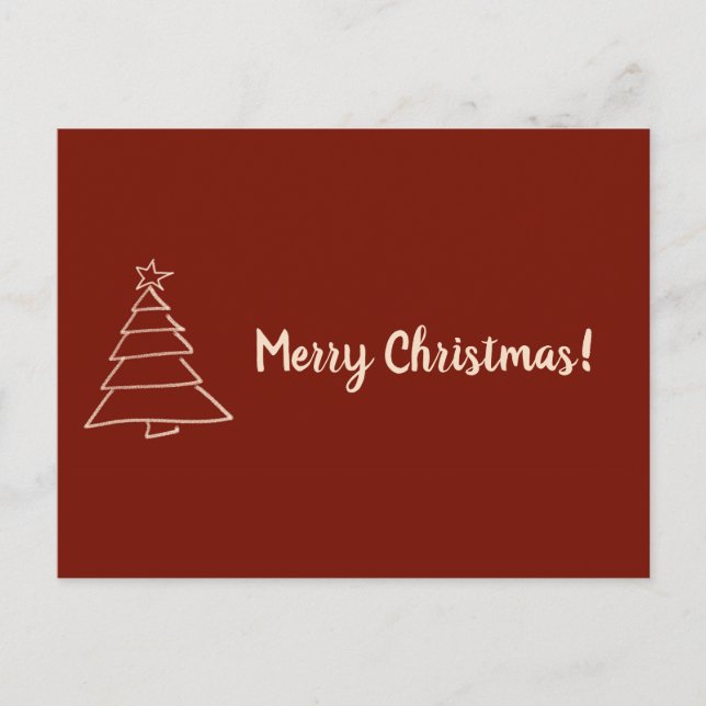 God jul vykort (Framsida)