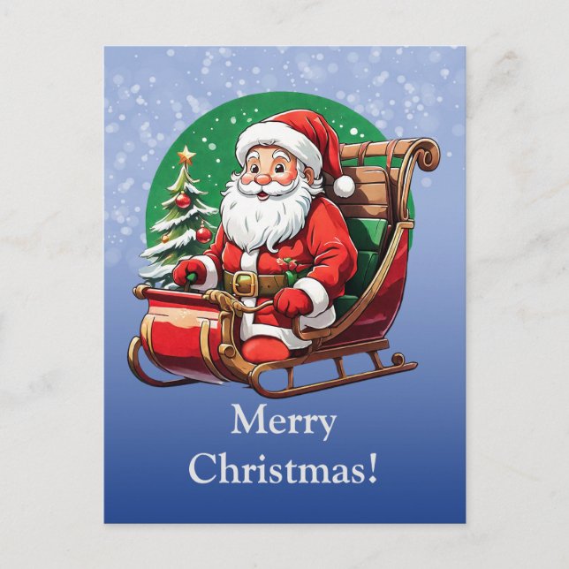 God jul! vykort (Framsida)