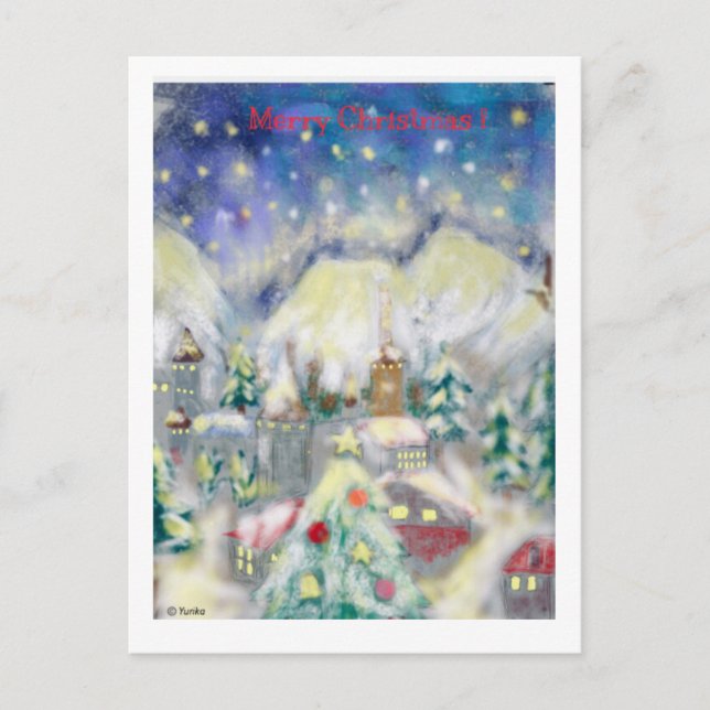 god jul! vykort (Framsida)