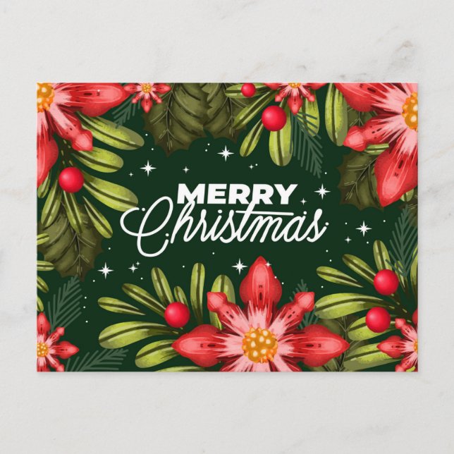 God jul vykort (Framsida)