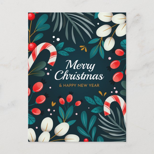 God jul vykort (Framsida)