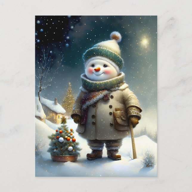 God jul vykort (Framsida)