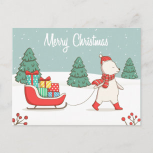 God jul vykort