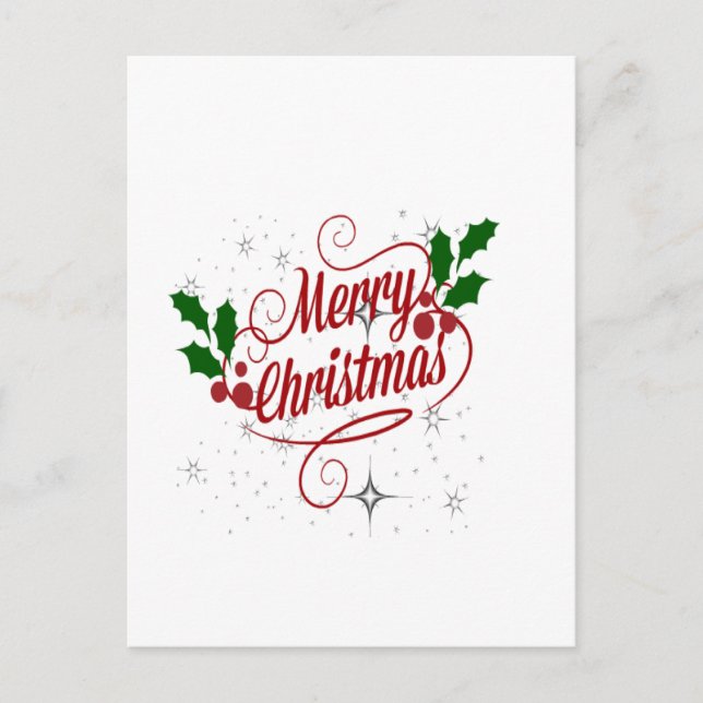 God jul vykort (Framsida)