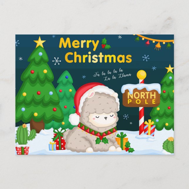 God jul vykort (Framsida)