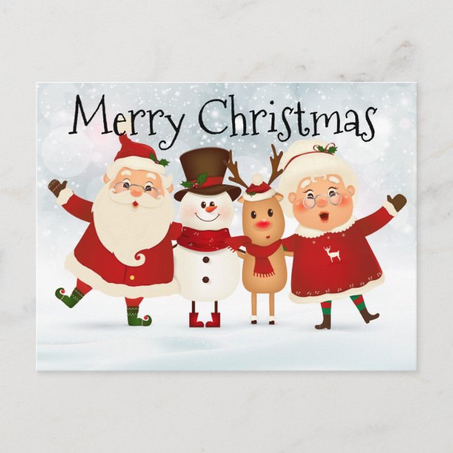 God jul vykort (Framsida)