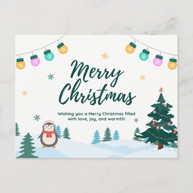 God jul vykort (Framsida)