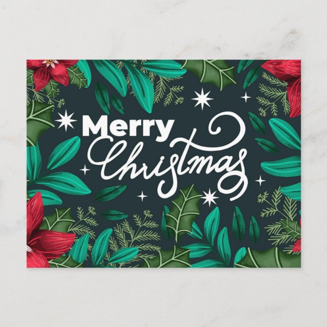 God jul vykort (Framsida)