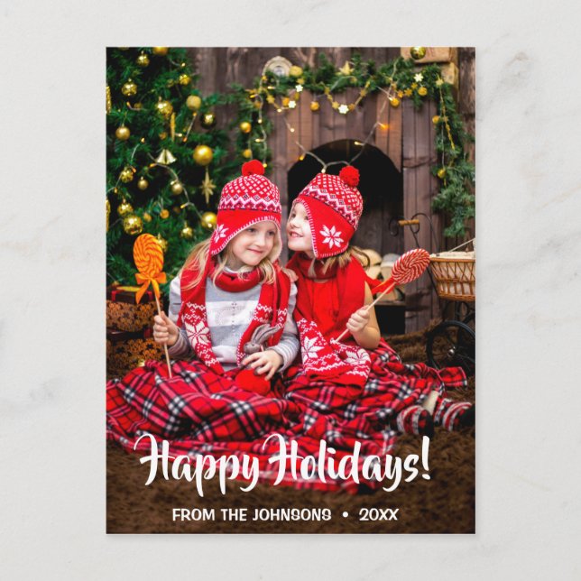 god jul vykort Glad helg vykort (Framsida)