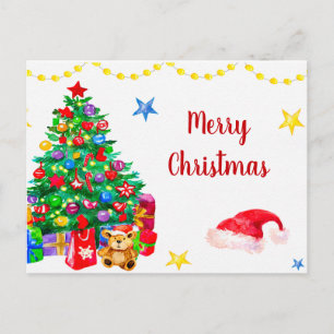 God jul vykort Glad helg vykort