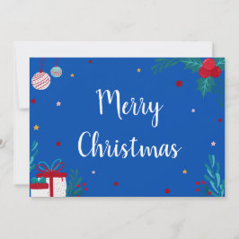 God jul w/Ornaments, Presenter och Garland Inbjudningar