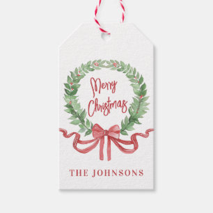 God jul WAN Presentetikett