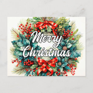 God jul WAN   Tis Seasons Vykort