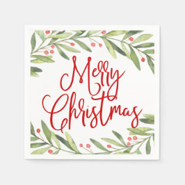 God jul Wandefrand Helgdag Cocktail Party Pappersservett