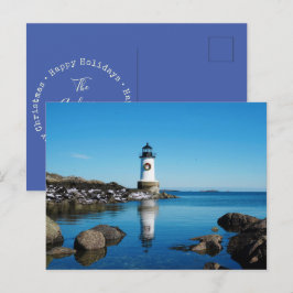 God jul WandeSalem Lighthouse Helg Vykort