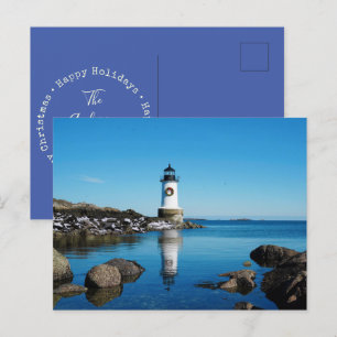 God jul WandeSalem Lighthouse Helg Vykort