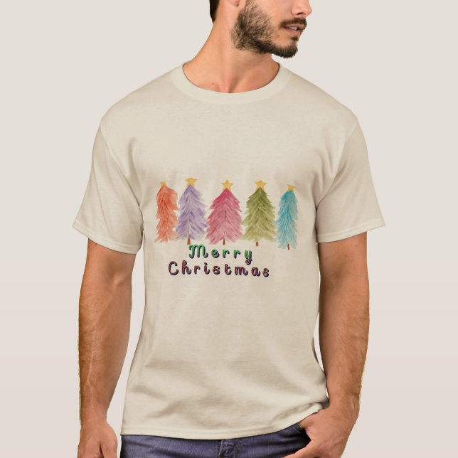God jul Warm Önskemål T Shirt (Framsida)