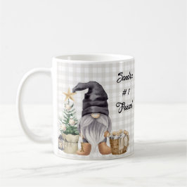 God jul Watercolor Farmhouse Gnome Kaffemugg