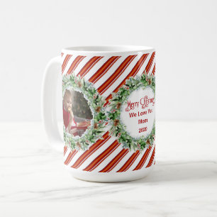 God jul We Kärlek You Mamma Photo Template Kaffemugg