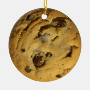 God jul Weir-dough Funny Choc Cookie Pun Julgransprydnad Keramik