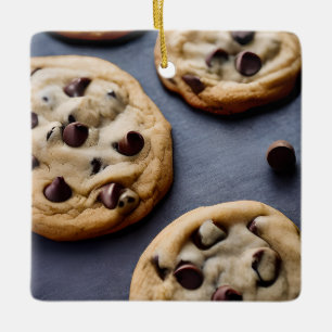 God jul Weir-dough Funny Cookie Pun Julgransprydnad Keramik