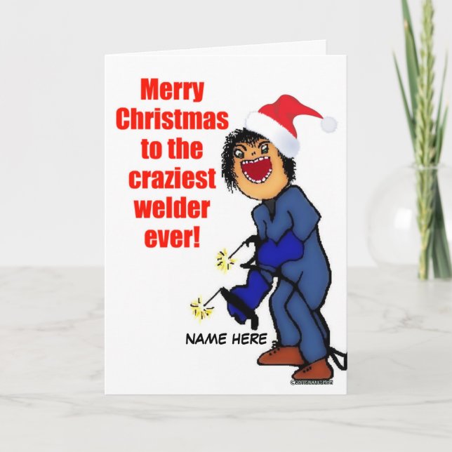 God jul Welder Helgkort (Framsida)