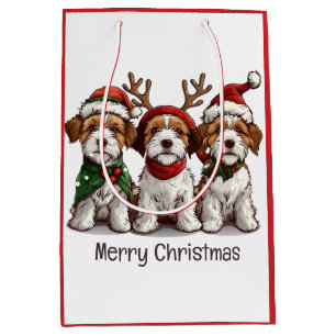 God Jul Welsh Wire Fox Terrier Hundar