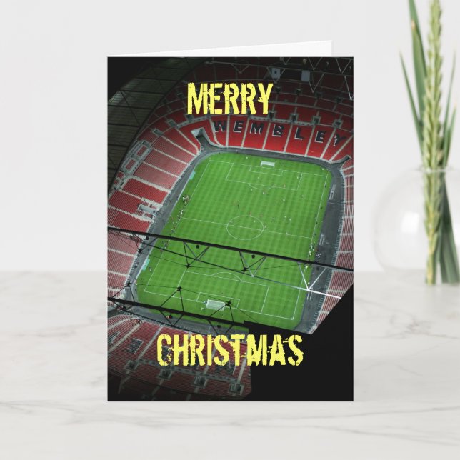 God jul - Wembley Stadium Helgkort (Framsida)