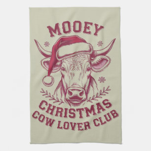 God Jul Western Cow Lover Club Jul Säsong Kökshandduk