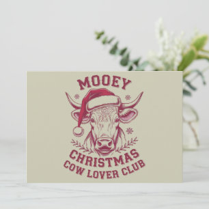 God Jul Western Cow Lover Club Julsäsong Julkort