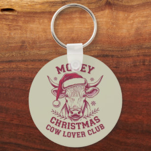 God Jul Western Cow Lover Club Julsäsong Nyckelring