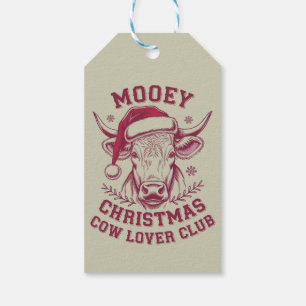 God Jul Western Cow Lover Club Julsäsong Presentetikett