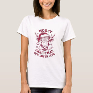 God Jul Western Cow Lover Club Julsäsong T Shirt