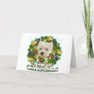 God jul Westie Helgkort