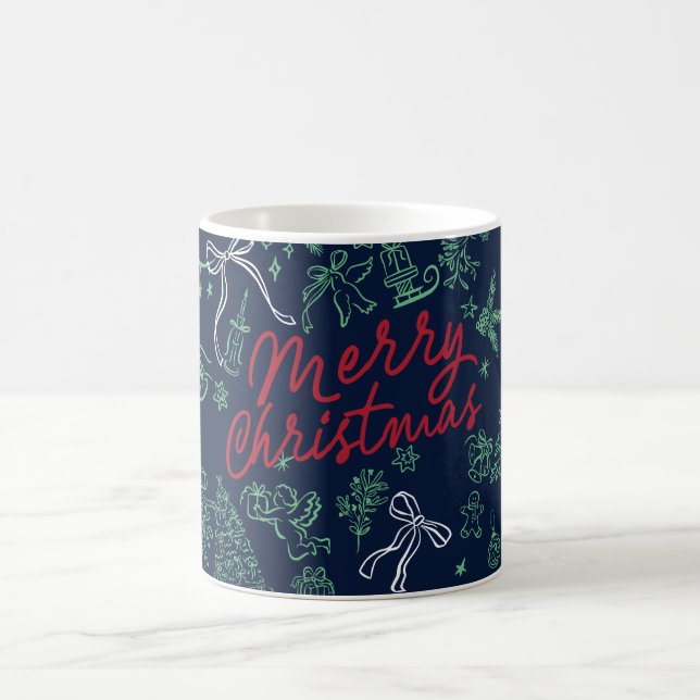 God Jul Whimsical  Kaffemugg (Center)
