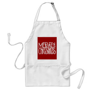 God jul White Apron Förkläde