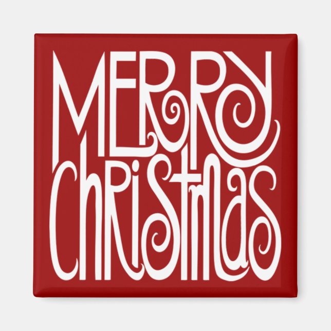 God jul White Magnet (Framsidan)