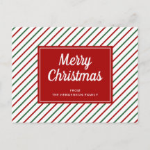 God jul White Red Stripe
