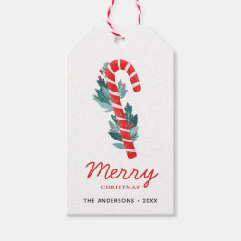 God jul. Winter helgdag red lollipop candy Presentetikett